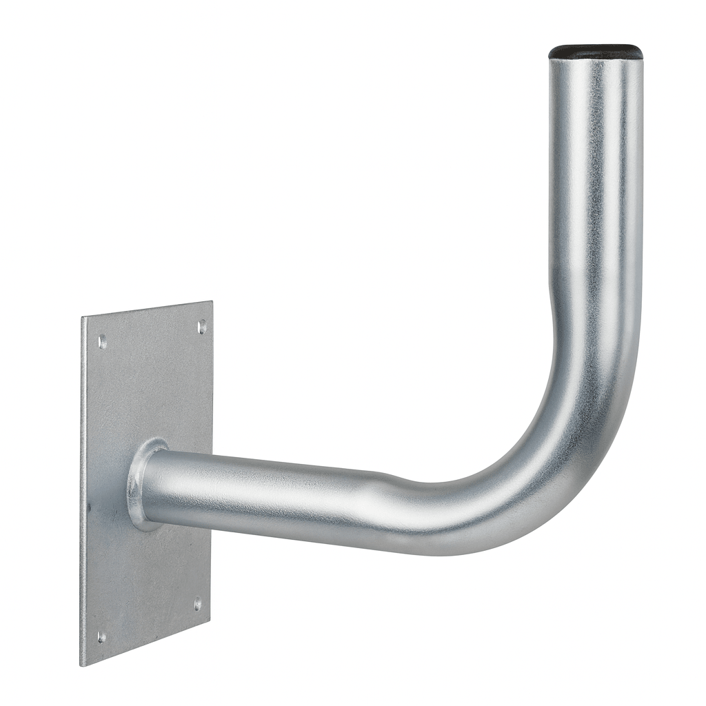 Wandhalterung aus verzinktem Stahl – L-Halter für Antennen & Kameras (10–50 cm) - Halo&Son Austria
